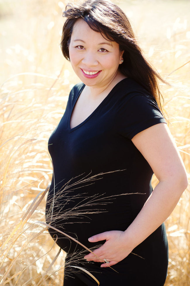 maternity prairie grass photo