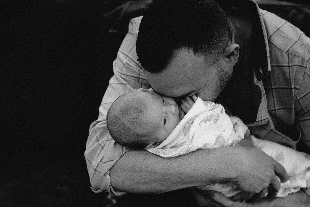 emotional baby photography